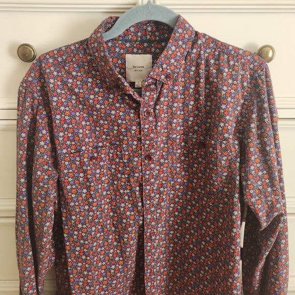 Six Lincoln New York Long Sleeve Floral Button Up - Picture 2 of 4